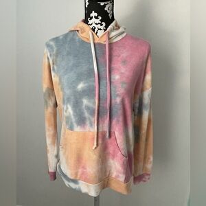 For The Republic Multicolor Tie-Dye Hoodie